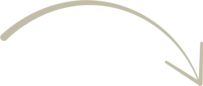 Curved arrow pointing to QR code